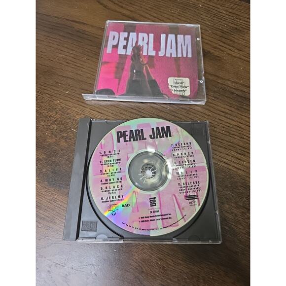 Ten by Pearl Jam (CD, 1991) - Picture 1 of 16